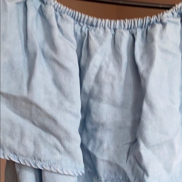 Baby blues off the shoulder dress - Picture 2 of 5